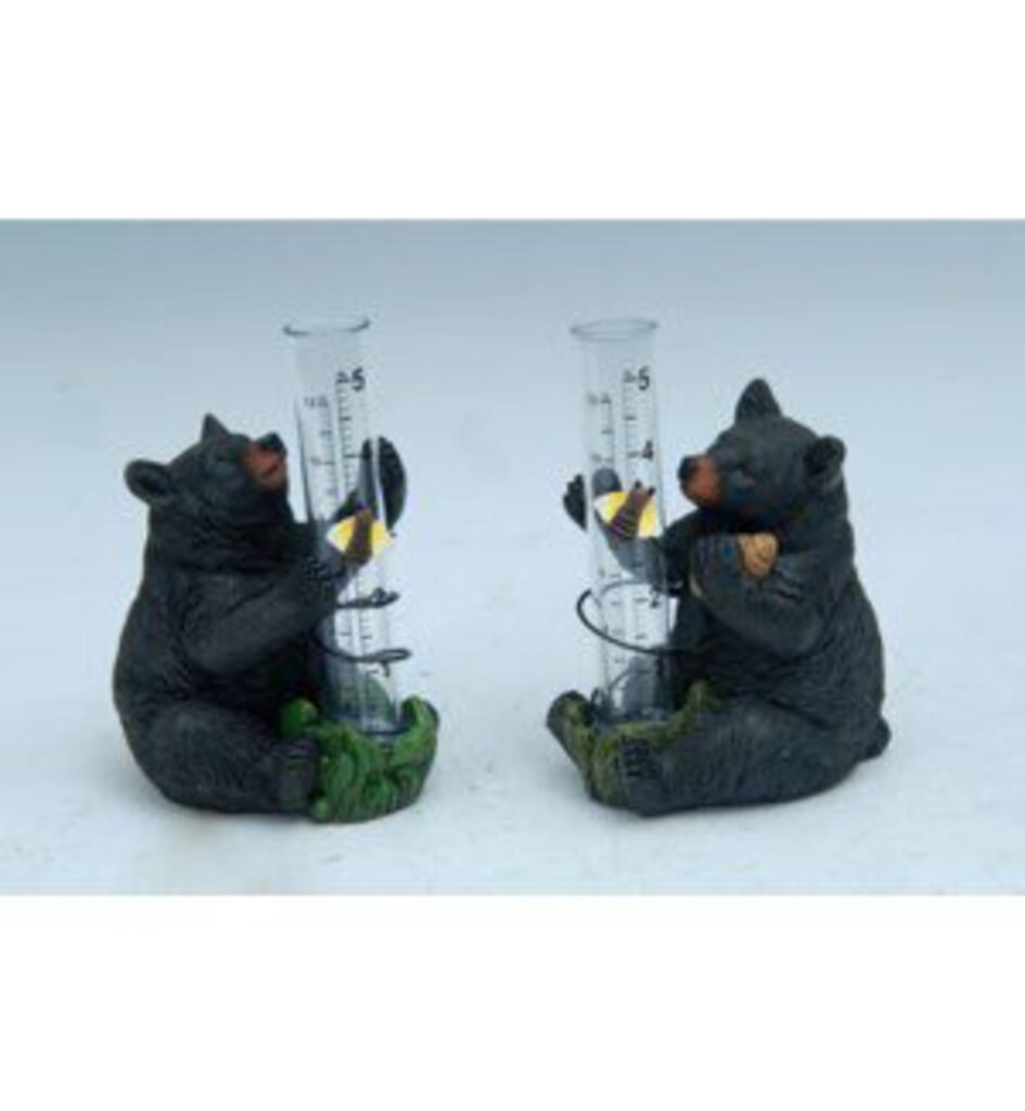 2/A BLK BEAR RAIN GAUGE 6H 52636