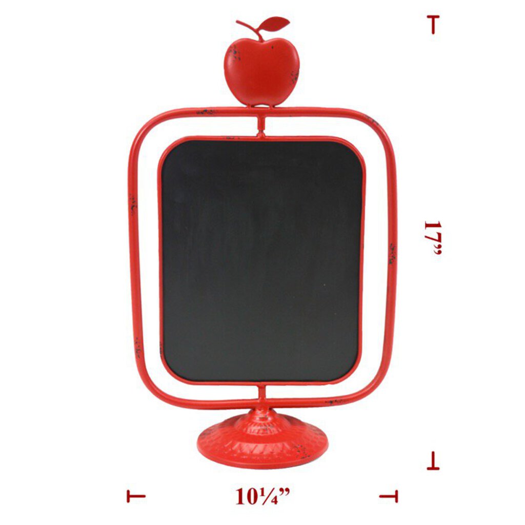 318-00136 Metal Apple Chalk Board