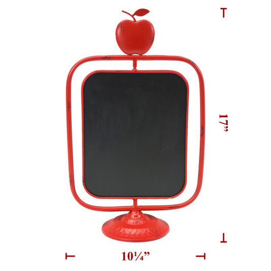 318-00136 Metal Apple Chalk Board