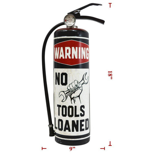 515-00684 No Tool Loaned Metal Wall Decor