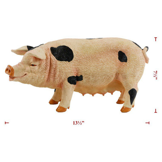 306-01874 Poly Pig Black and White