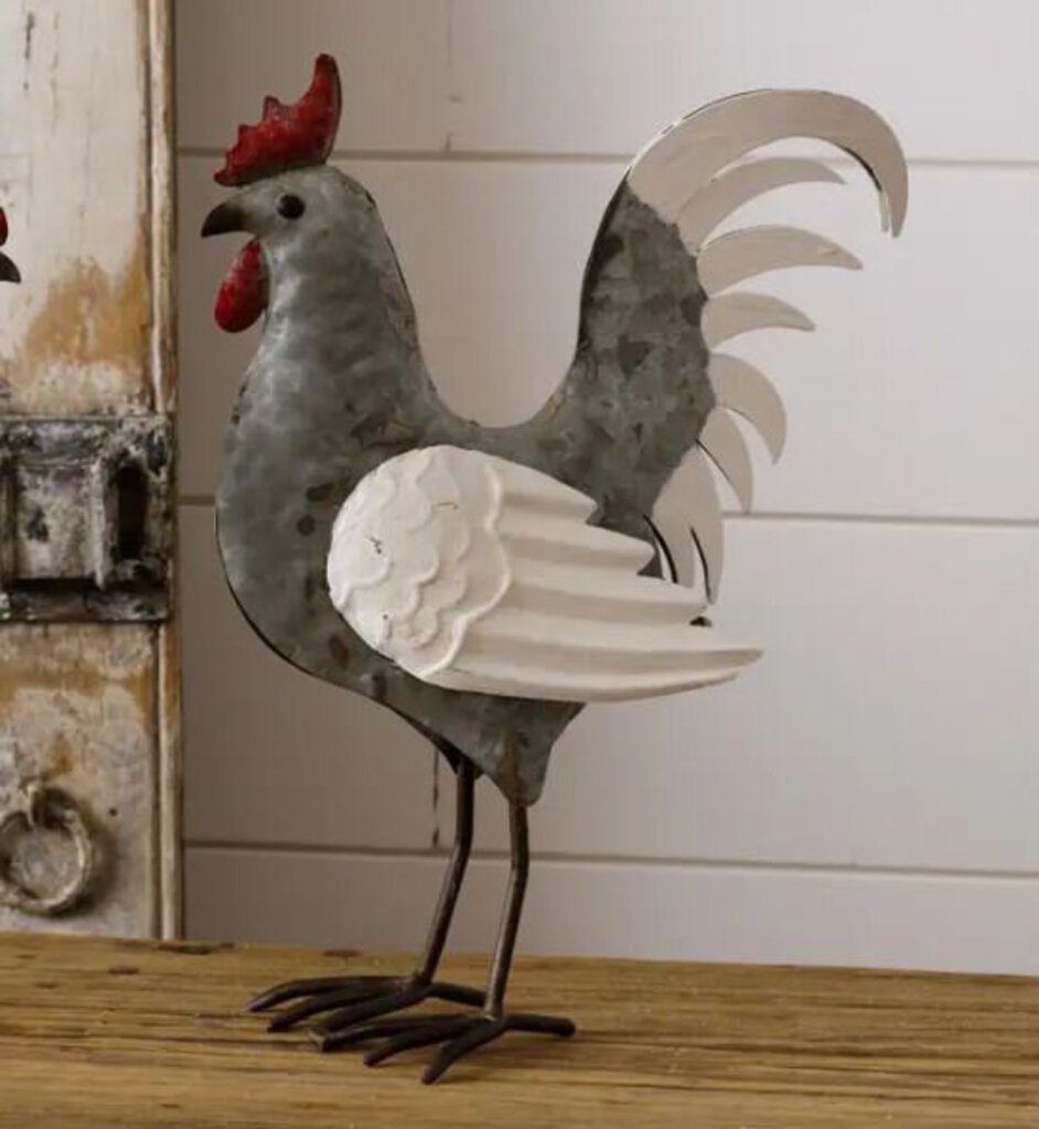 Galvanized Rooster