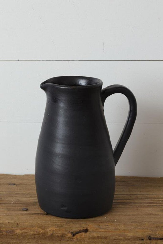 Pitcher- Black Matte, Large