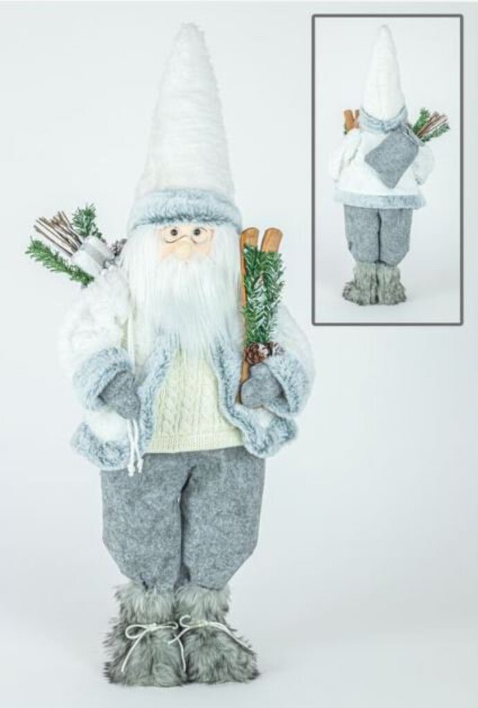 Silver Winter Santa Stander 13156