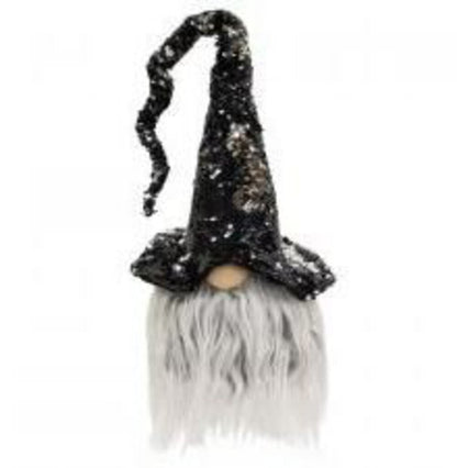 ADC4076 Sequin Witch Hat Gnome Tall