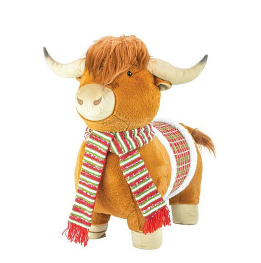 144392 Extra Large Highland Cow Standing Stool