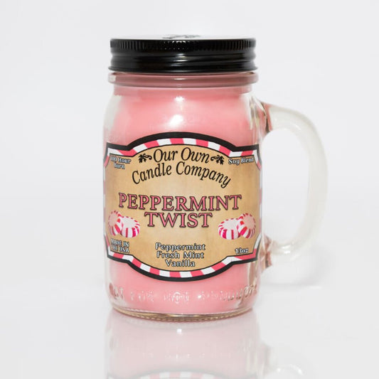 Jar Candle 13oz - Peppermint Twist