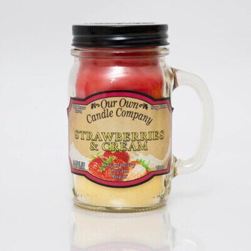 Jar Candle 13oz - Strawberries & Cream