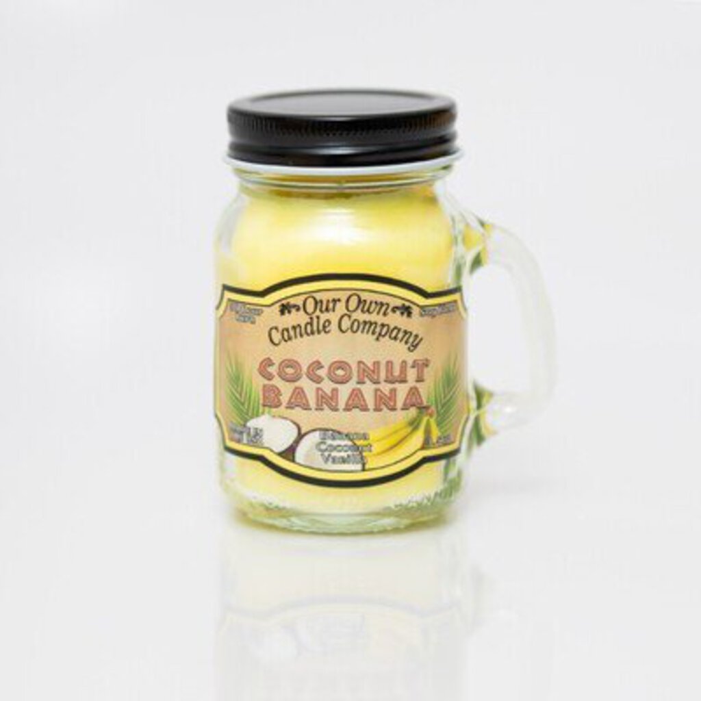 Mini Jar Candle 3.5oz - Coconut Banana