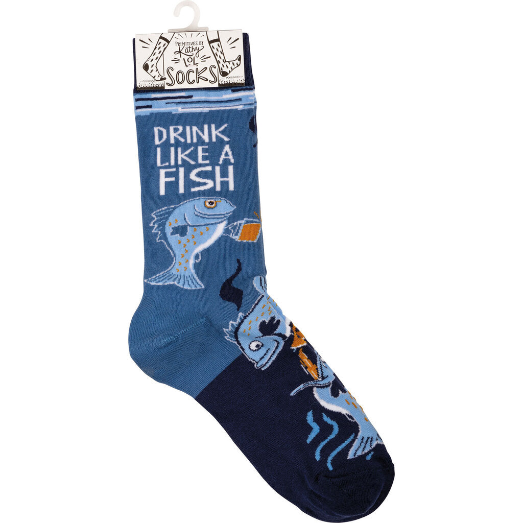 Socks- Drink Like a Fish