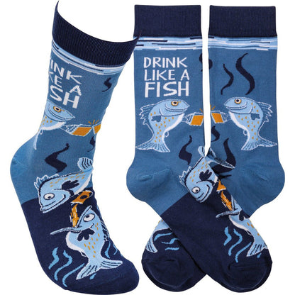 Socks- Drink Like a Fish