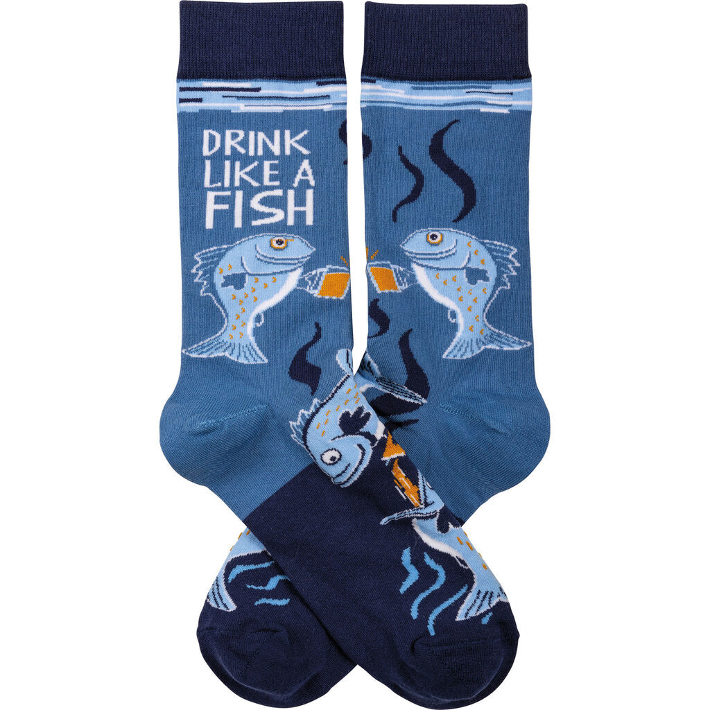 Socks- Drink Like a Fish