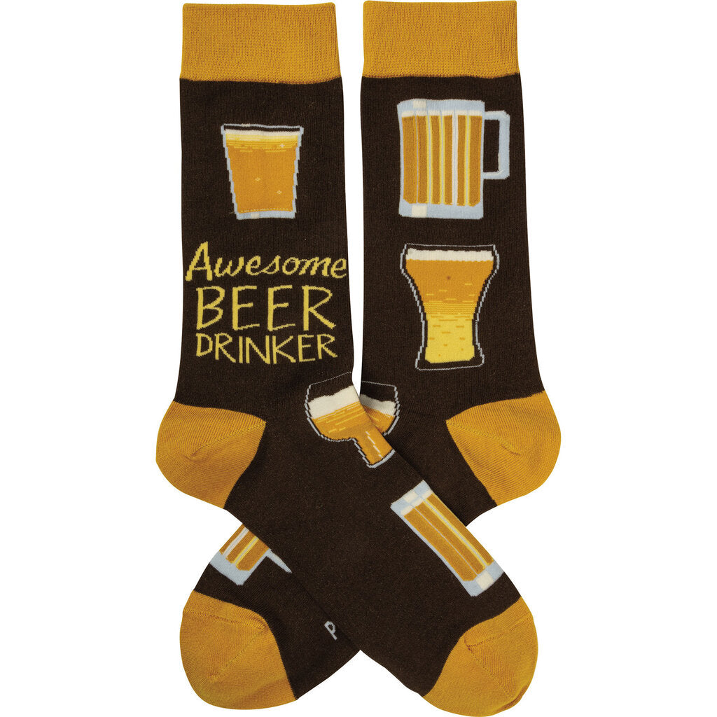 Socks- Awesome Beer Drinker