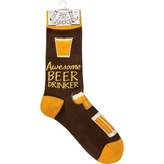 Socks- Awesome Beer Drinker