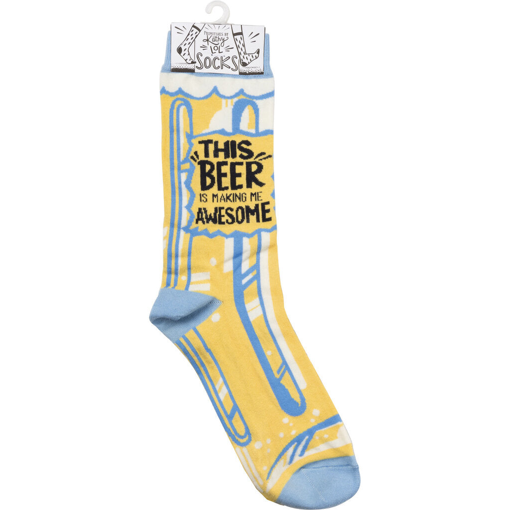 Socks- Beer Awesome