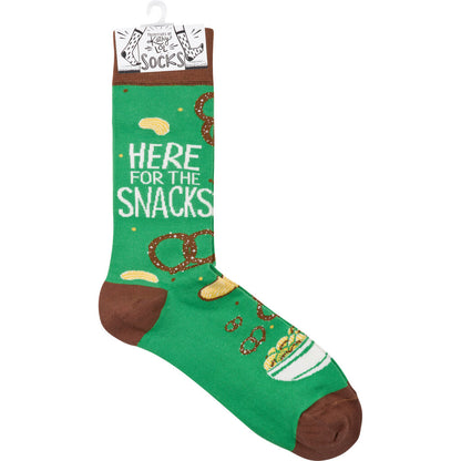 Socks- Here for the Snacks