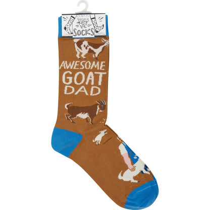 Socks- Awesome Goat Dad