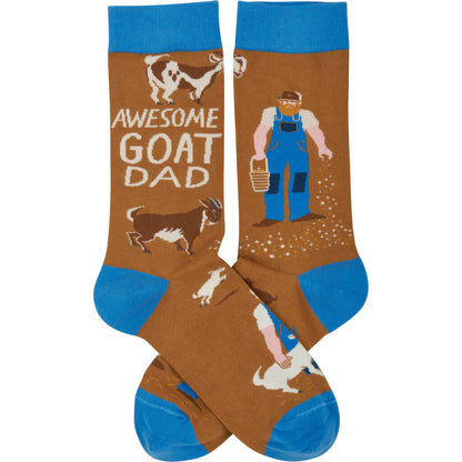 Socks- Awesome Goat Dad