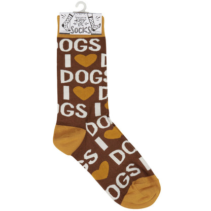 Socks- I Love Dogs