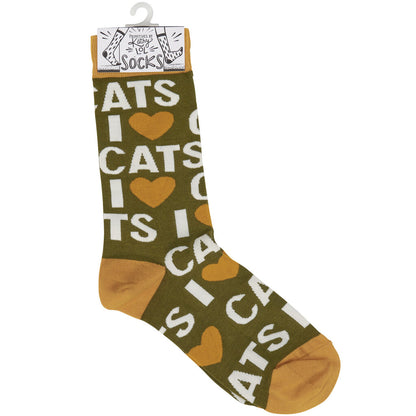 Socks- I Love Cats