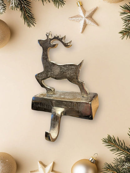 6.75"H Reindeer Stocking Hanger